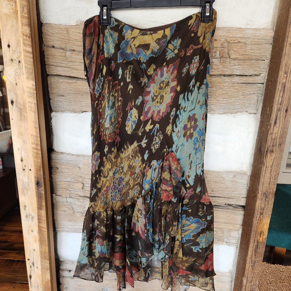 Ralph Lauren silk maxi skirt